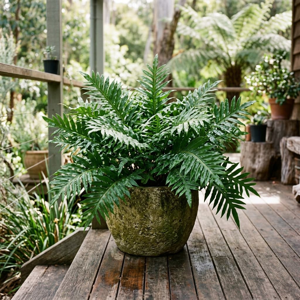 Leather Leaf Fern